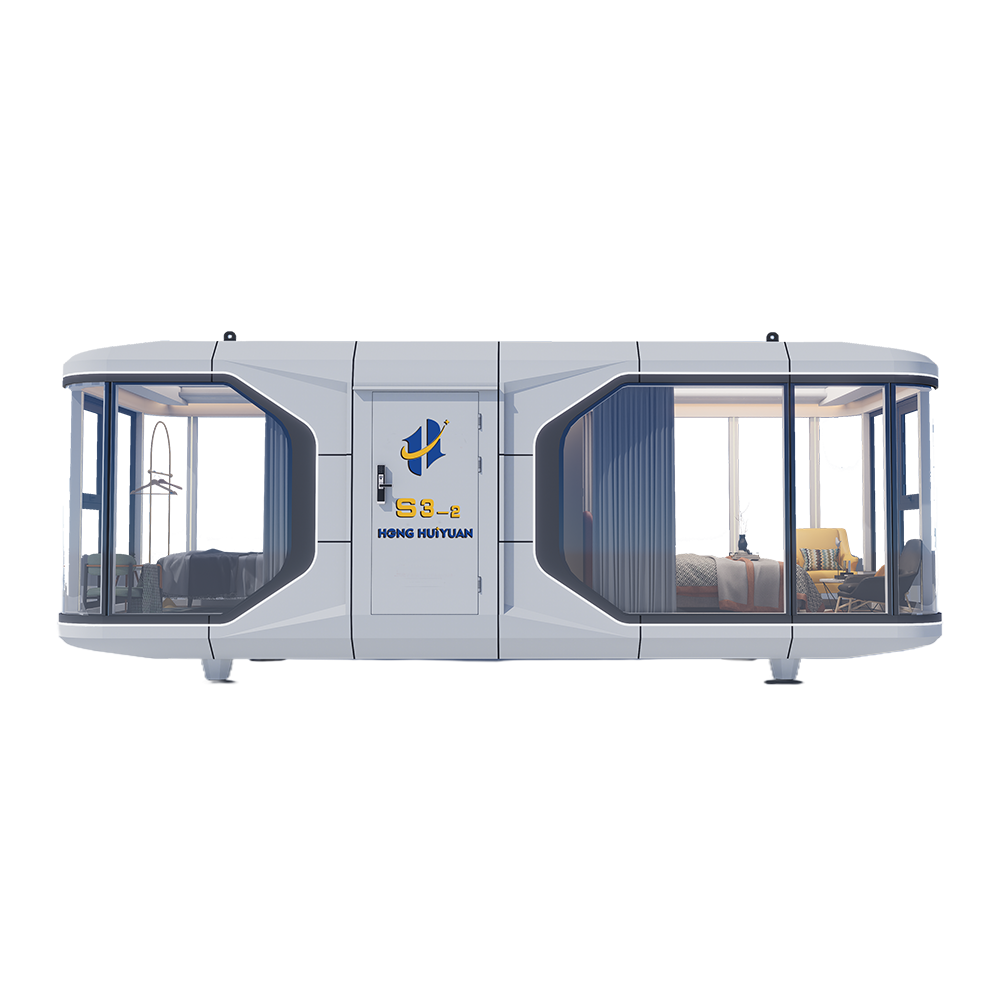 Prefabrykowany mobilny zamknięty dom kapsułowy S3