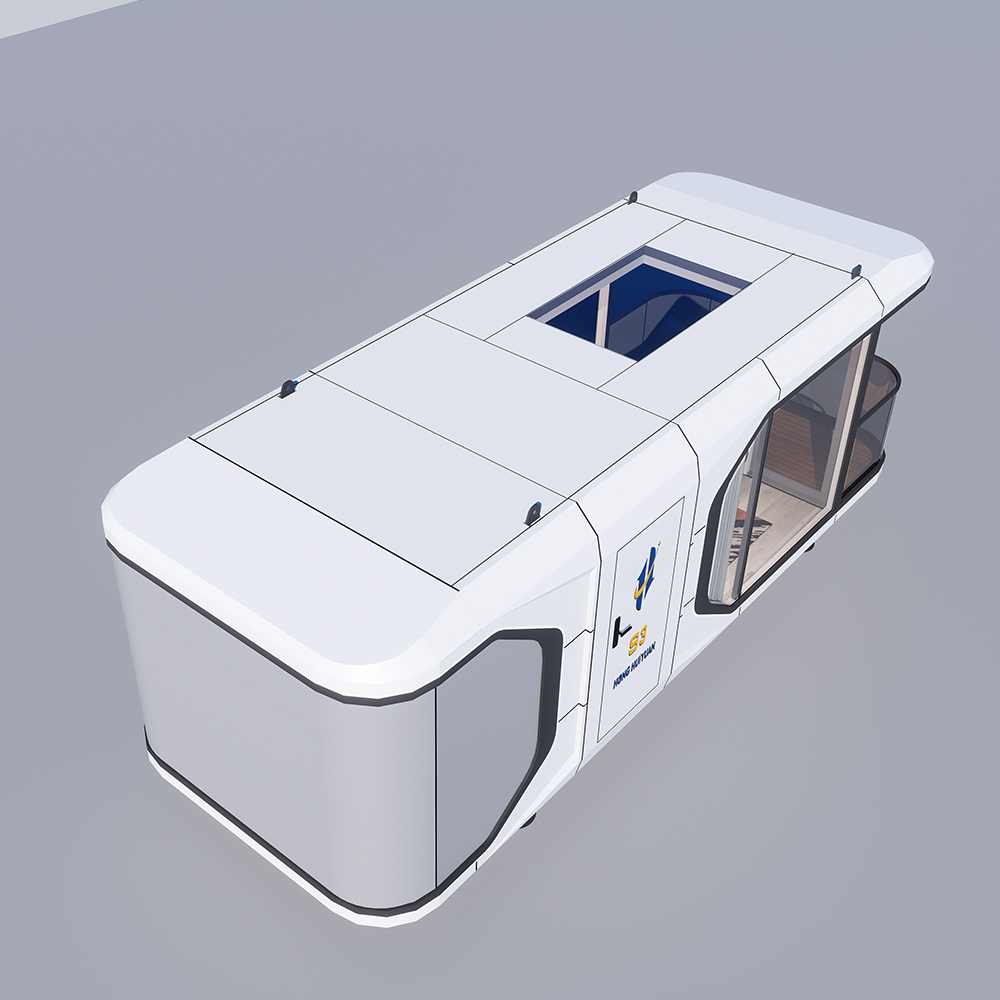 Standardowy, prefabrykowany inteligentny dom modułowy S3